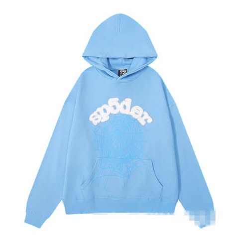 Sp5der Webb Hoodie Sky Blue - Ultimate Comfort & Style